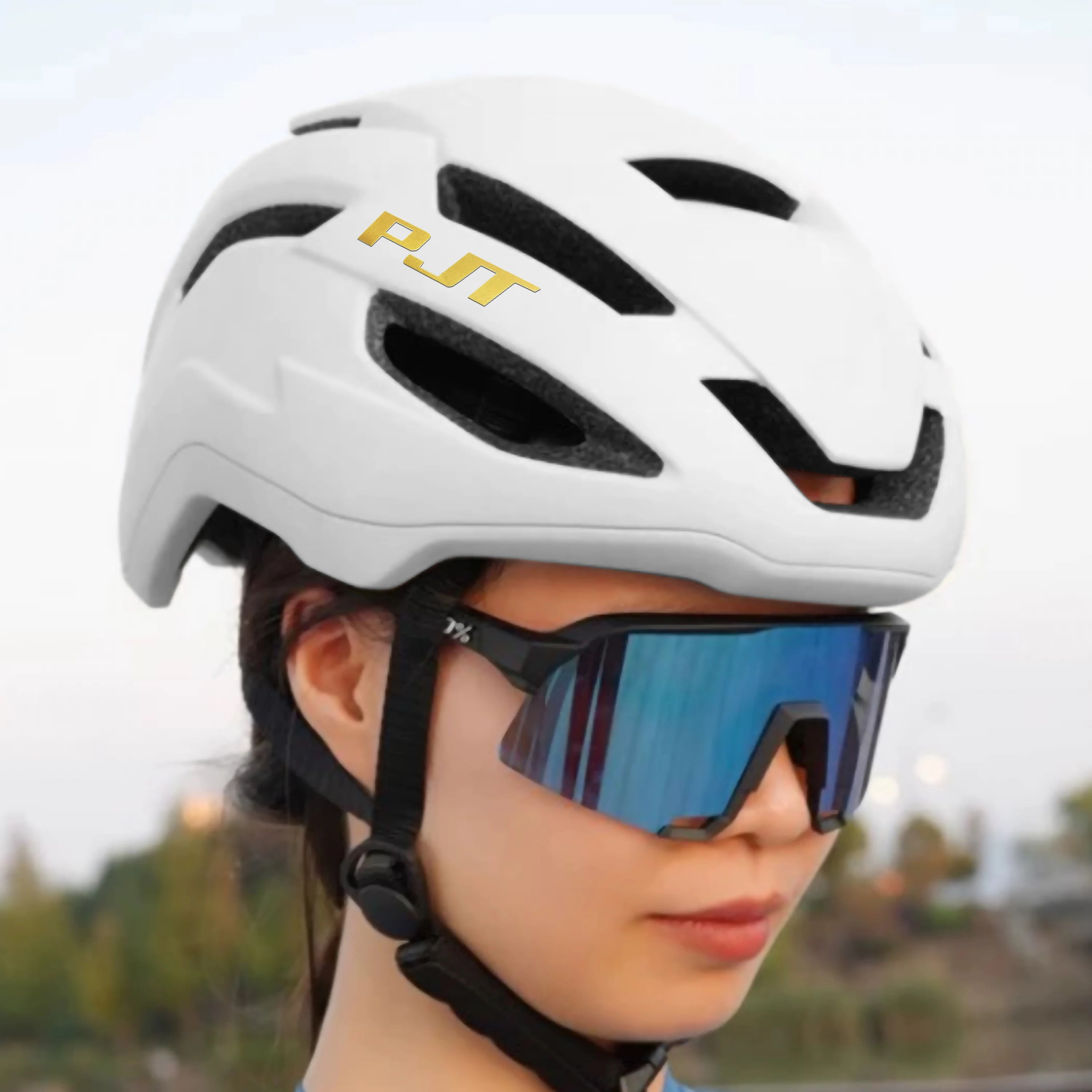 PJT NEW Cycling Helmet Bike Outdoor Sports Speed Skating MTB Safely Mountain Road Electric Scooter Helmet Bicycle Riding Helmet
